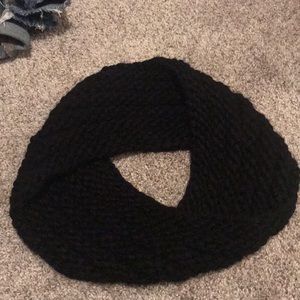 Black infinity scarf